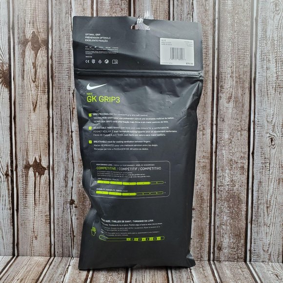 Nike GK Grip3 Soccer Goalkeeper Gloves Men's Sz 6 - Picture 8 of 8